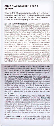 Serum Niacinamide 10% + TXA 4%, 30 ml