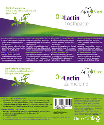Zahnpasta Ora Lactin, 75 ml