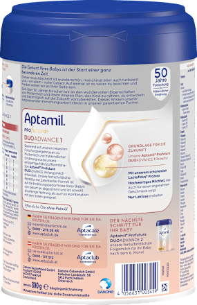 Anfangsmilch 1 Profutura Duo Advance von Geburt an, 800 g
