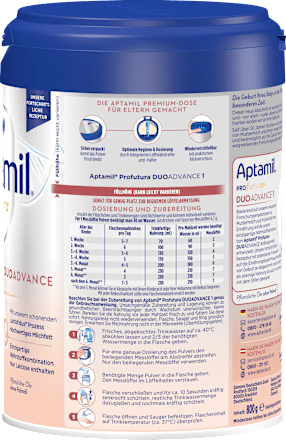 Anfangsmilch 1 Profutura Duo Advance von Geburt an, 800 g