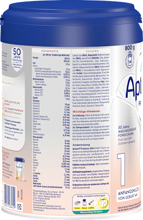 Anfangsmilch 1 Profutura Duo Advance von Geburt an, 800 g