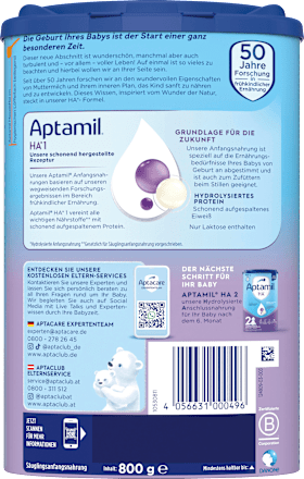Anfangsmilch HA1 von Geburt an, 800 g
