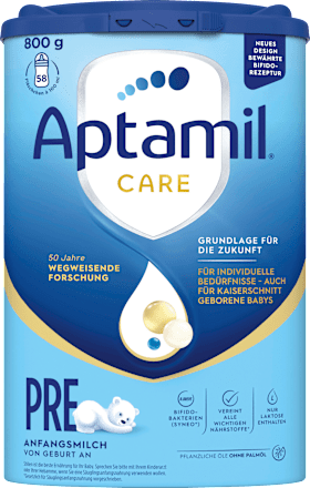 Anfangsmilch Pre Care von Geburt an, 800 g