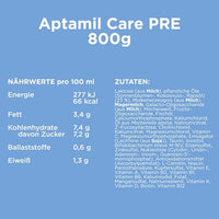 Anfangsmilch Pre Care von Geburt an, 800 g