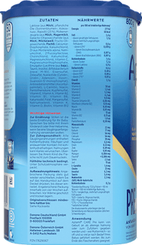 Anfangsmilch Pre Care von Geburt an, 800 g