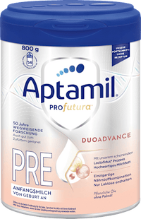 Anfangsmilch Pre Profutura Duo Advance von Geburt an, 800 g