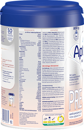 Anfangsmilch Pre Profutura Duo Advance von Geburt an, 800 g