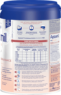Anfangsmilch Pre Profutura Duo Advance von Geburt an, 800 g