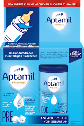Anfangsmilch Pronutra Pre trinkfertig von Geburt an, 2x90 ml, 180 ml