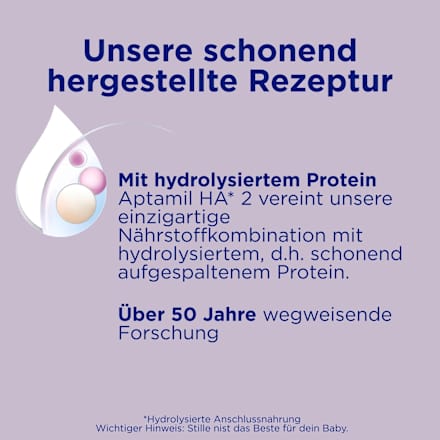 Folgemilch 2 HA  nach dem 6. Monat, 800 g