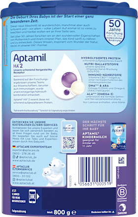 Folgemilch 2 HA  nach dem 6. Monat, 800 g