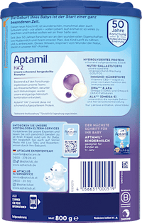 Folgemilch 2 HA  nach dem 6. Monat, 800 g