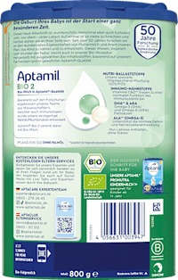 Folgemilch 2 nach dem 6. Monat, 800 g