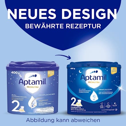 Folgemilch 2 Pronutra Abendfläschchen nach dem 6. Monat, 400 g
