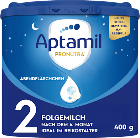 Folgemilch 2 Pronutra Abendfläschchen nach dem 6. Monat, 400 g