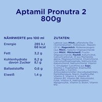 Folgemilch 2 Pronutra nach dem 6. Monat, 800 g