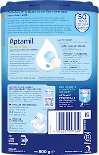 Folgemilch 2 Pronutra nach dem 6. Monat, 800 g