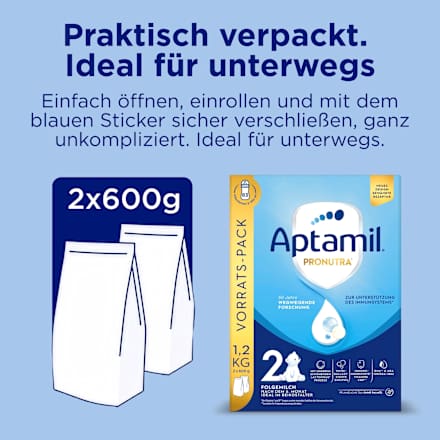 Folgemilch 2 Pronutra nach dem 6. Monat, 1,2 kg