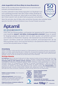 Spezialnahrung Anti-Reflux Andickungsmittel von Geburt an, 135 g