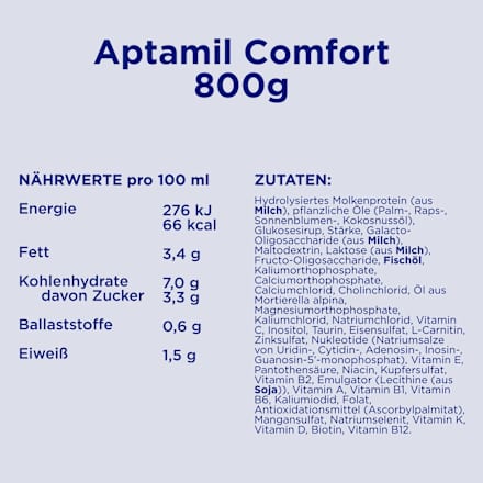 Spezialnahrung Comfort von Geburt an, 800 g