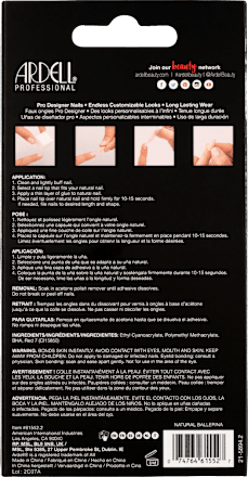 Künstliche Nägel Nail Addict Natural Ballerina, 24 St