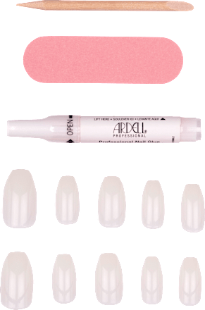 Künstliche Nägel Nail Addict Natural Ballerina, 24 St