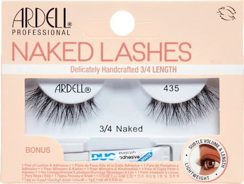 Künstliche Wimpern 3/4 Naked Lashes 435 (1 Paar), 1 St
