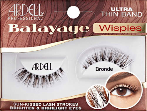 Künstliche Wimpern Balayage Wispies Bronde (1 Paar), 2 St