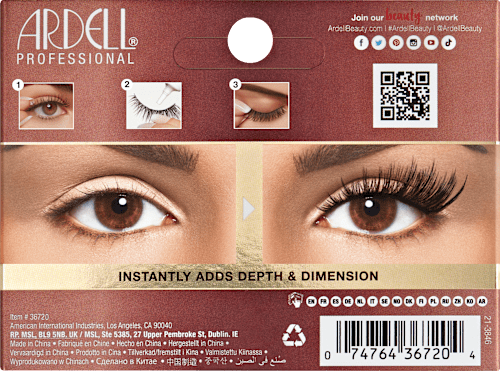 Künstliche Wimpern Balayage Wispies Chocolate (1 Paar), 2 St