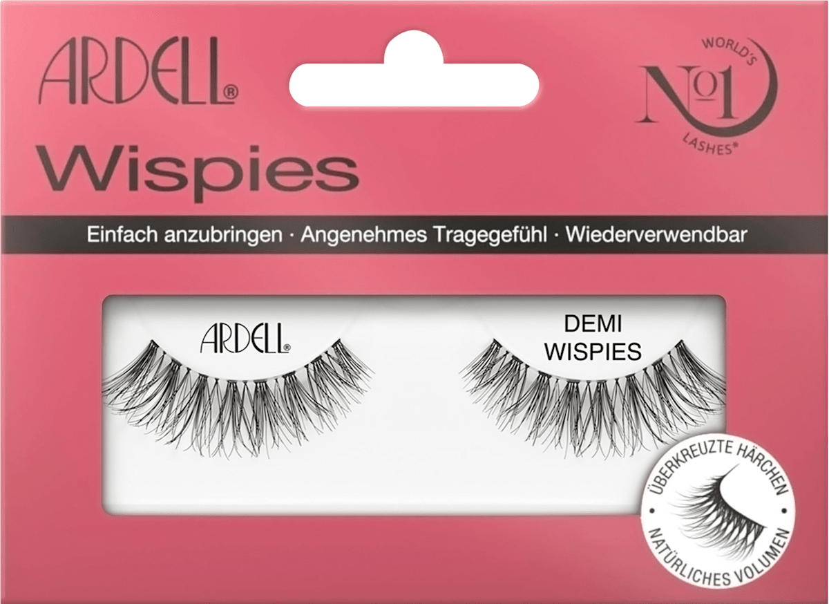 Kunstmatige wimpers Demi Wispies Zwart (1 paar), 2 stuks