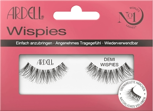 Künstliche Wimpern Demi Wispies Black (1 Paar), 2 St