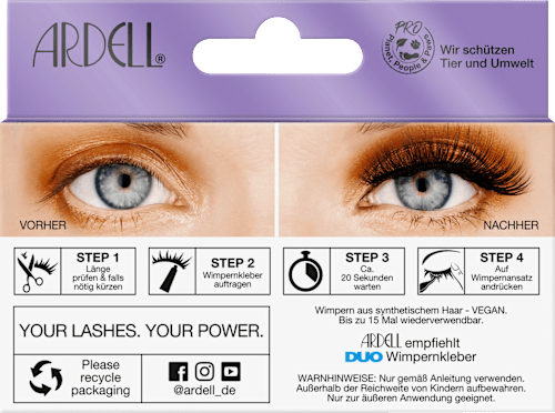 Künstliche Wimpern Mega Volume 258 (1 Paar), 2 St ARDELL