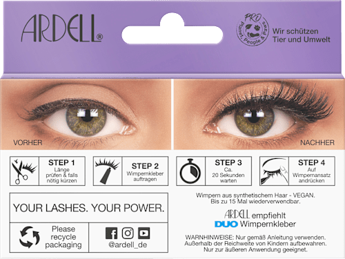 Künstliche Wimpern Mega Volume 260 (1 Paar), 2 St ARDELL