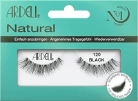 Künstliche Wimpern Natural 120 Demi Black (1 Paar), 2 St
