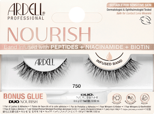 Künstliche Wimpern Nourish 750 (1 Paar), 1 St