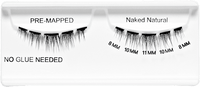 Künstliche Wimpern Press On Pre-Mapped Naked Natural, 2 St