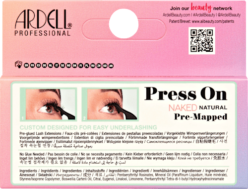 Künstliche Wimpern Press On Pre-Mapped Naked Natural, 2 St
