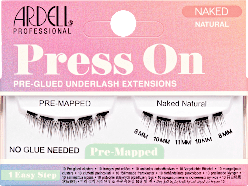 Künstliche Wimpern Press On Pre-Mapped Naked Natural, 2 St
