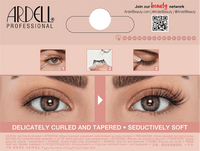 Künstliche Wimpern Set 434 3/4 Naked (1 Paar) & Mini Duo Kleber, 1 St