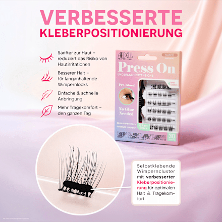 Künstliche Wimpern Set Naked Press On Natural, 1 St
