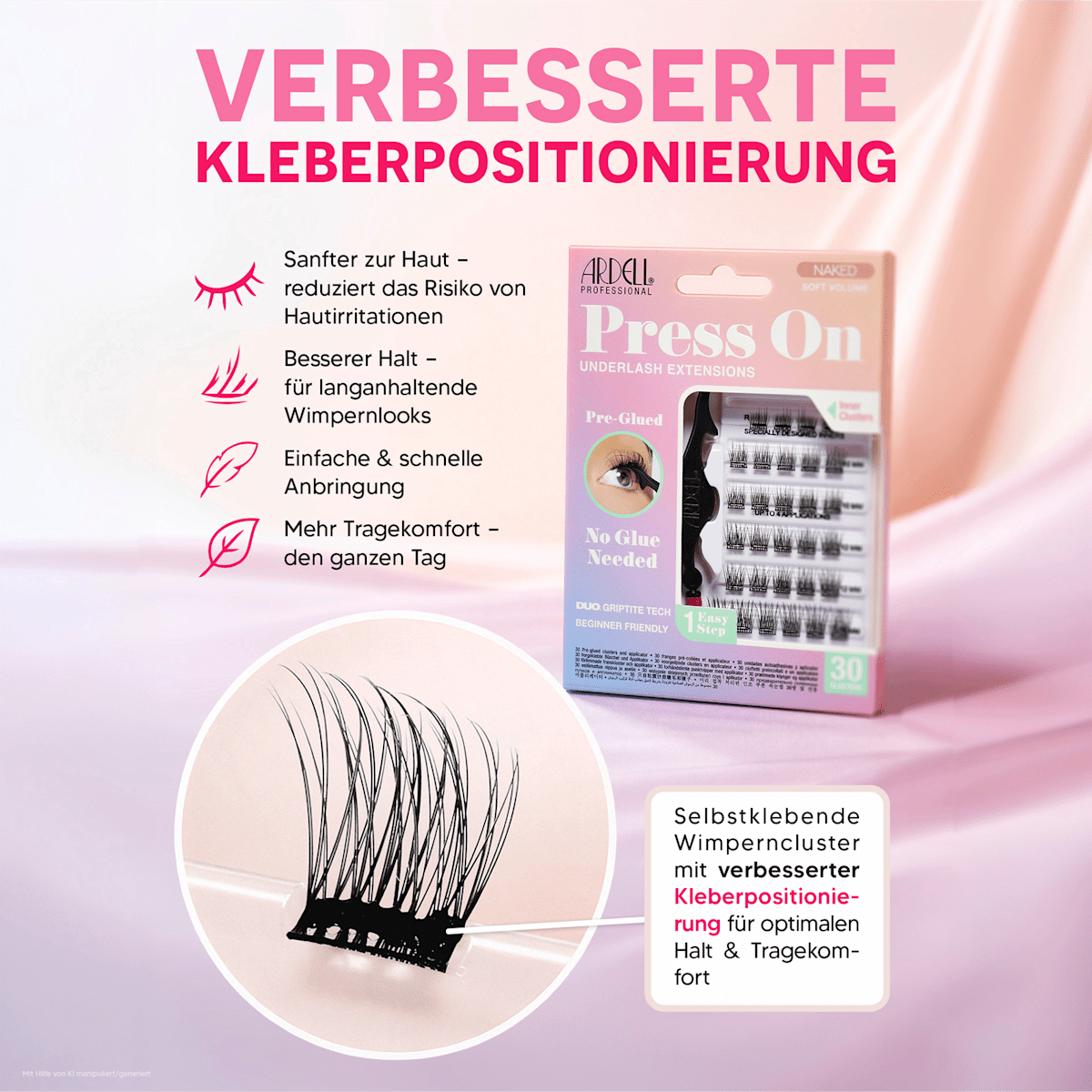 Kunstmatige Wimpers Set Naked Press On Soft Volume, 1 st.