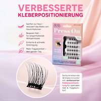 Künstliche Wimpern Set Naked Press On Soft Volume, 1 St