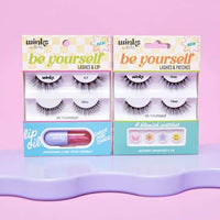 Künstliche Wimpern Set Winks mit Lippenöl, 1 St ARDELL