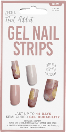 UV Gel Nagelfolien, Gel Nail Strips Cheers to Rose, 16 St ARDELL