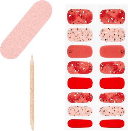 UV Gel Nagelfolien, Gel Nail Strips Heartfelt, 16 St ARDELL