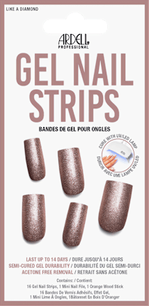 UV Gel Nagelfolien, Gel Nail Strips Like a Diamond, 16 St