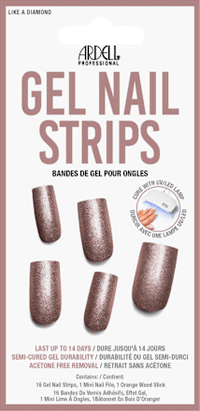 UV Gel Nagelfolien, Gel Nail Strips Like a Diamond, 16 St
