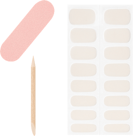 UV Gel Nagelfolien, Gel Nail Strips Moonlit Pearl, 16 St ARDELL