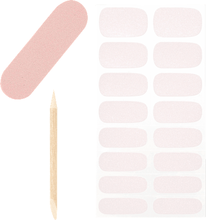 UV Gel Nagelfolien, Gel Nail Strips Pearl Boquet, 16 St