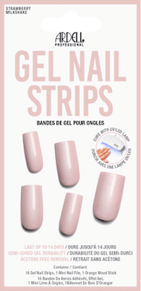 UV Gel Nagelfolien, Gel Nail Strips Strawberry Milkshake, 16 St